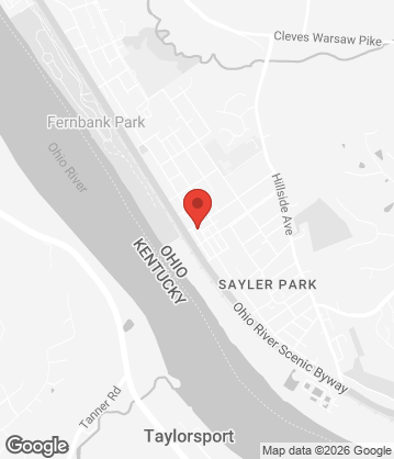Map of Sayler Park Pizza - 6595 Gracely Dr, Cincinnati, OH, 45233, US